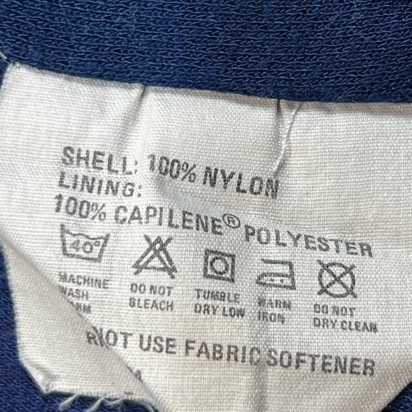 Patagonia Windbreaker Jacket Womens Medium Purple Red Capilene Vintage Full Zip - Picture 9 of 9